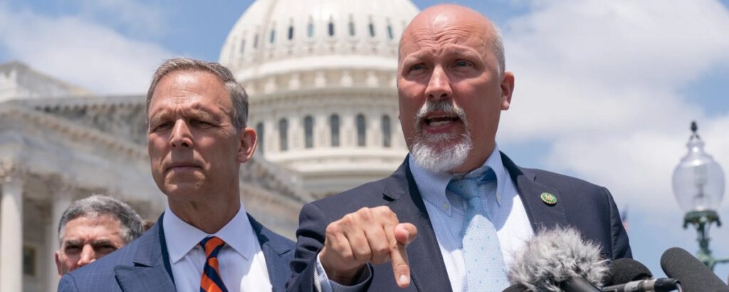 Rep. Chip Roy with Rep. Scott Perry