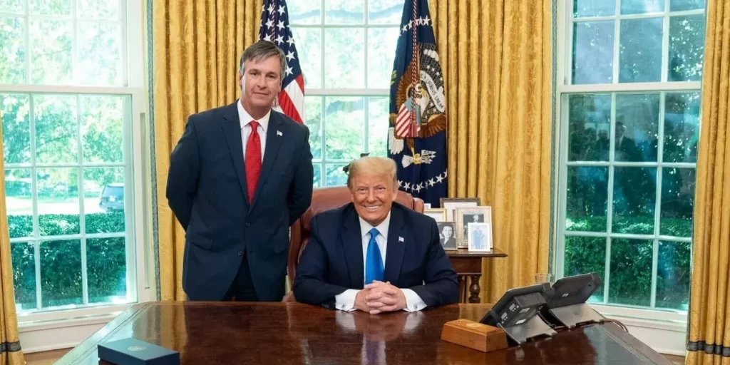 Rep. Barry Moore with President Donald J. Trump
